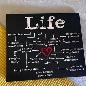 Inspirational Black and White Wall Art